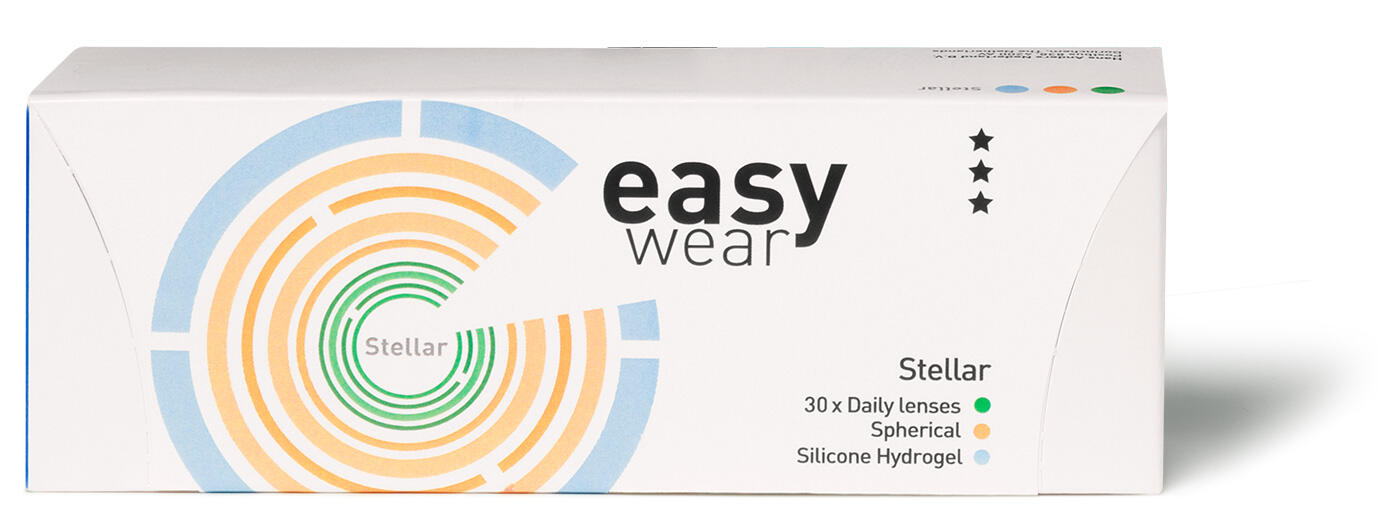 Lentilles de contact journalières en silicone hydrogel Stellar Easy Wear (30 pièces) 01