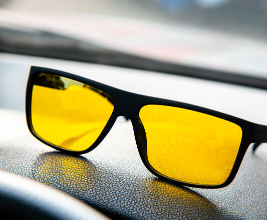 lunette jaune nuit