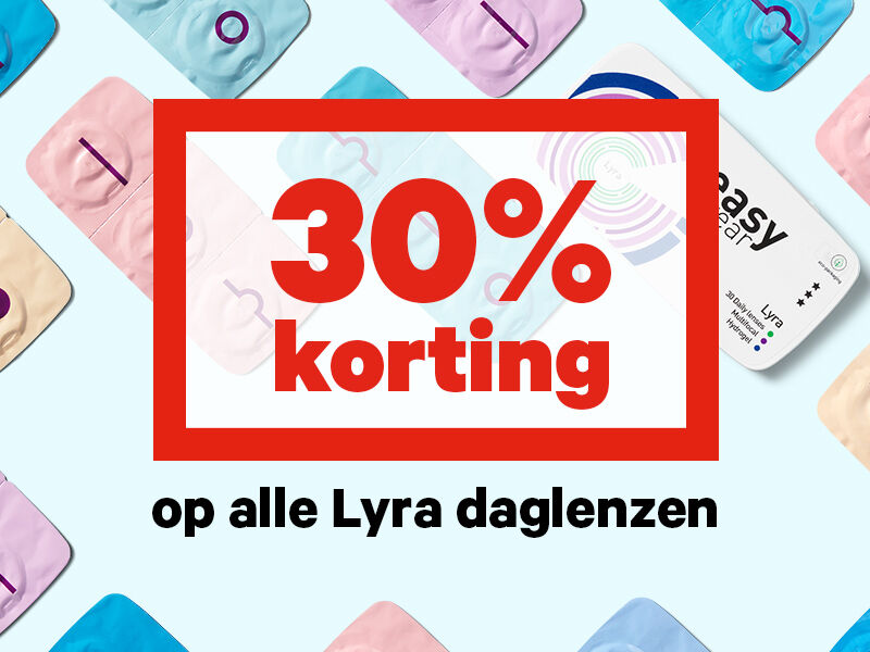 30% korting op alle Lyra daglenzen