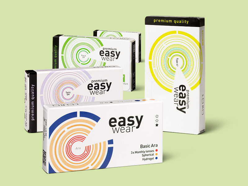 25% korting op alle Easy Wear lenzen