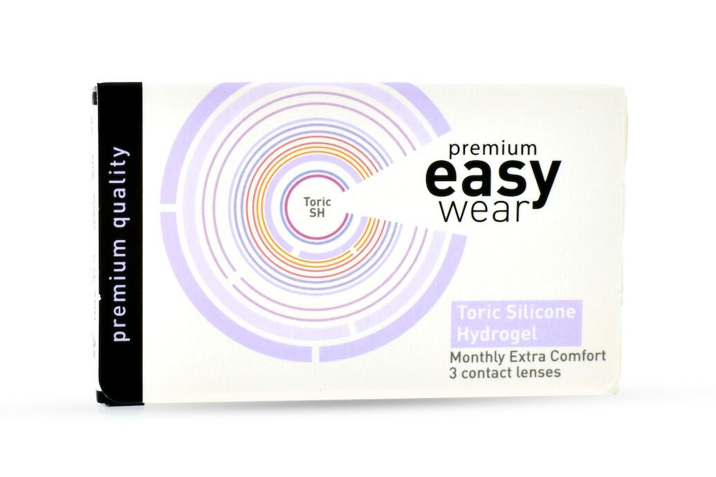 Lentilles mensuelles Easy Wear Toric Silicone Hydrogel (3 pièces) 01