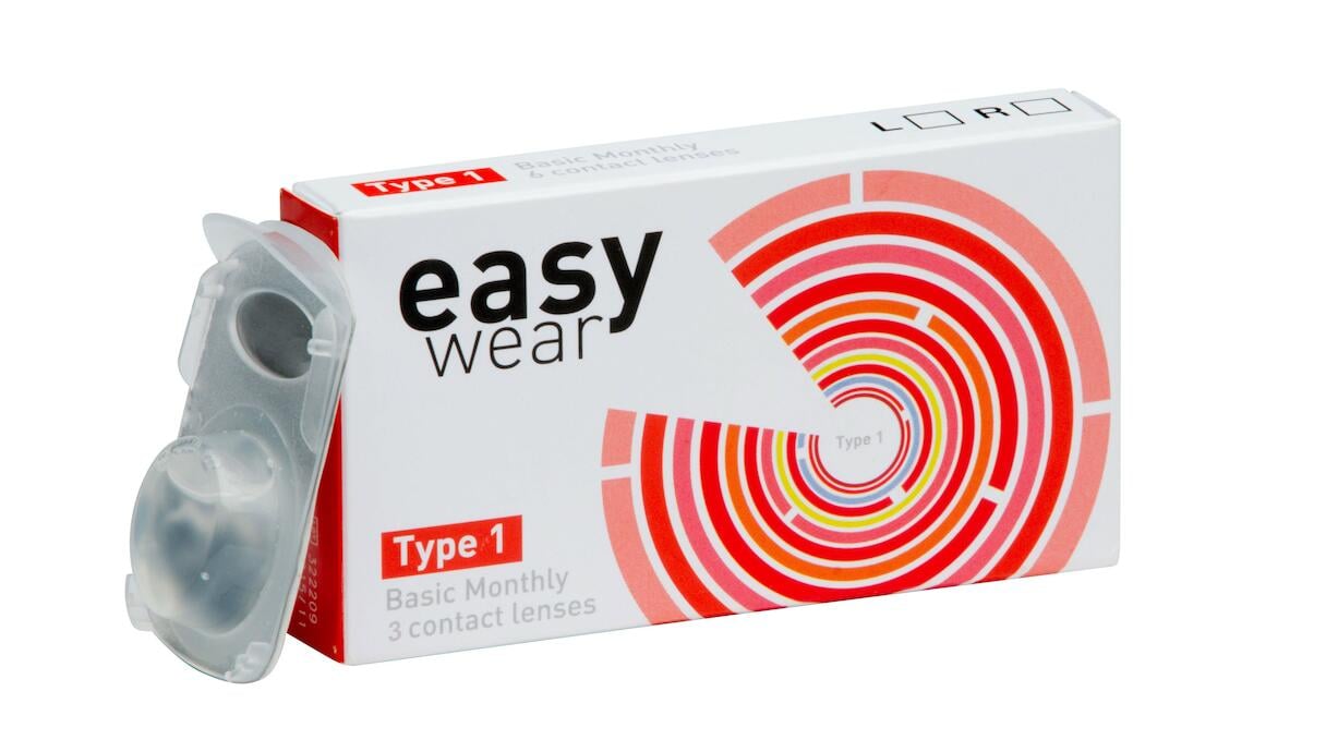 Lentilles mensuelles Easy Wear Type 1 SmartCurve (3 pièces) 01