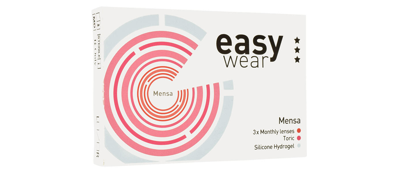 Lentilles mensuelles Easy Wear Mensa Toric (3 pièces) 01