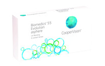 Lentilles mensuelles Biomedics 55 Evolution (6 pièces)