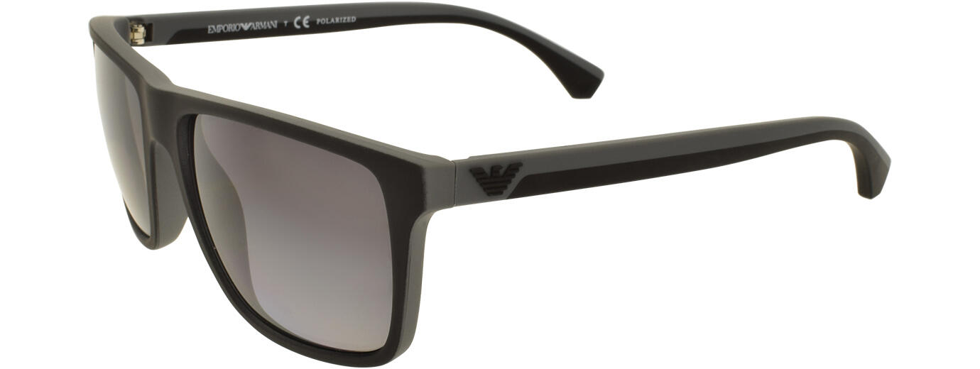 Emporio Armani 4033 zwarte unisex- zonnebril | Hans Anders